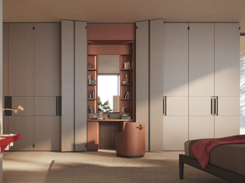 ScheuberAG_Lema Schlafzimmer mit Home Office