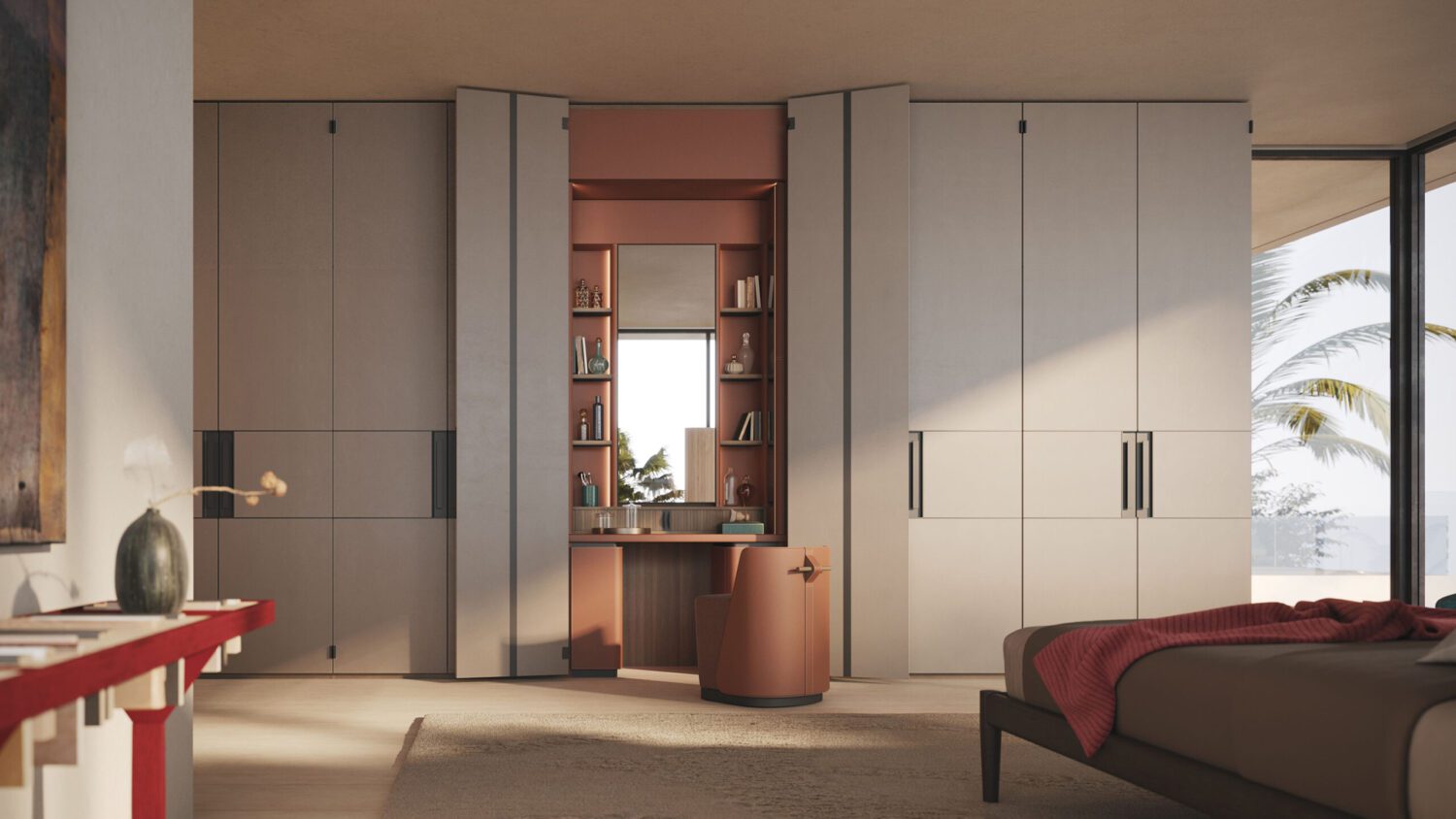 ScheuberAG_Lema Schlafzimmer mit Home Office